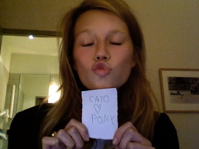 CATO VAN EE loves PONY RYDER